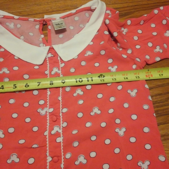 ✨ Disney PJs Pajama 🏰 Shirt XS  Mickey Minnie 🎀 Mouse 🐀 Lauren Conrad 💎 - Picture 6 of 11